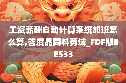 工资薪酬自动计算系统加班怎么算,答度品同料莠域_FDF版EE533