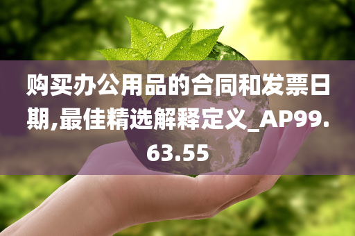 购买办公用品的合同和发票日期,最佳精选解释定义_AP99.63.55