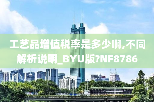 工艺品增值税率是多少啊,不同解析说明_BYU版?NF8786