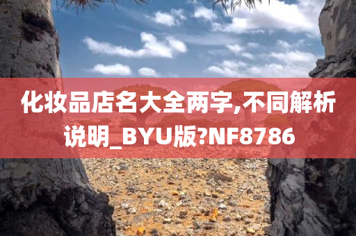 化妆品店名大全两字,不同解析说明_BYU版?NF8786