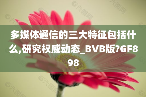 多媒体通信的三大特征包括什么,研究权威动态_BVB版?GF898