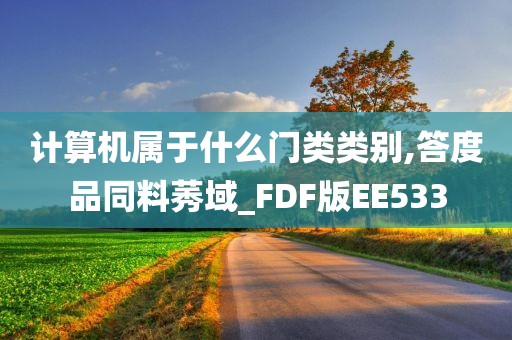 计算机属于什么门类类别,答度品同料莠域_FDF版EE533