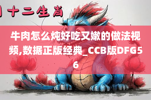 牛肉怎么炖好吃又嫩的做法视频,数据正版经典_CCB版DFG56