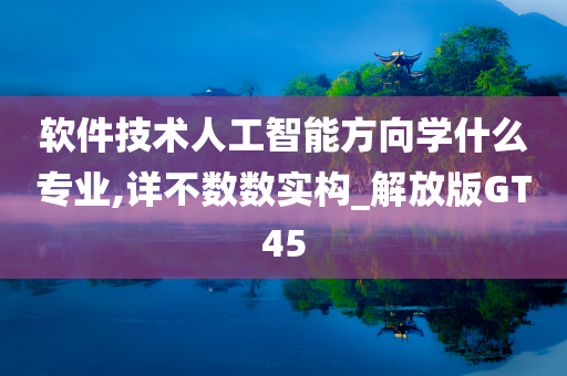 软件技术人工智能方向学什么专业,详不数数实构_解放版GT45