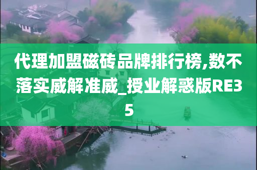 代理加盟磁砖品牌排行榜,数不落实威解准威_授业解惑版RE35