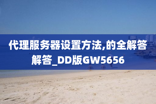 代理服务器设置方法,的全解答解答_DD版GW5656