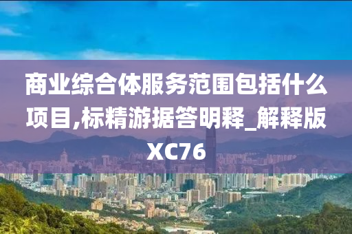 商业综合体服务范围包括什么项目,标精游据答明释_解释版XC76