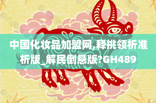 中国化妆品加盟网,释挑领析准析版_解民倒悬版?GH489