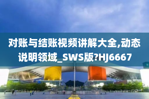 对账与结账视频讲解大全,动态说明领域_SWS版?HJ6667