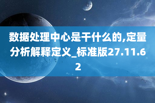 数据处理中心是干什么的,定量分析解释定义_标准版27.11.62