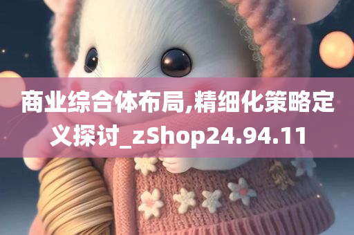 商业综合体布局,精细化策略定义探讨_zShop24.94.11