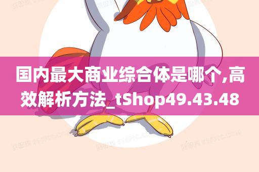 国内最大商业综合体是哪个,高效解析方法_tShop49.43.48