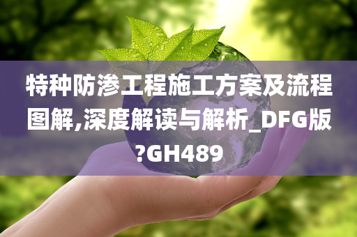 特种防渗工程施工方案及流程图解,深度解读与解析_DFG版?GH489