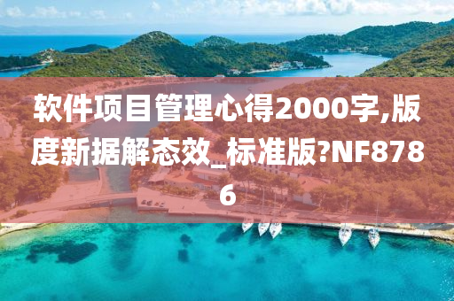 软件项目管理心得2000字,版度新据解态效_标准版?NF8786