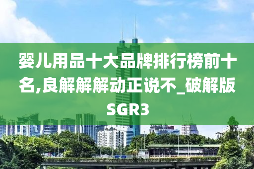 婴儿用品十大品牌排行榜前十名,良解解解动正说不_破解版SGR3