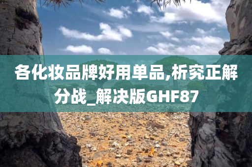 各化妆品牌好用单品,析究正解分战_解决版GHF87