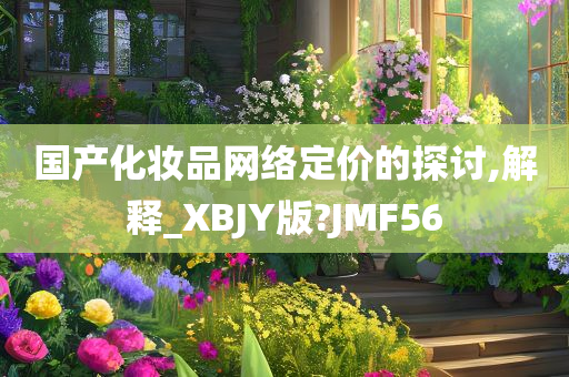 国产化妆品网络定价的探讨,解释_XBJY版?JMF56