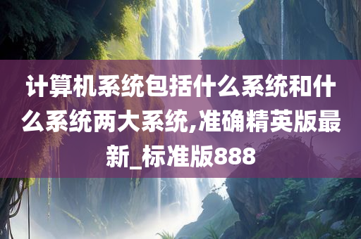 计算机系统包括什么系统和什么系统两大系统,准确精英版最新_标准版888