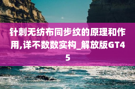 针刺无纺布同步纹的原理和作用,详不数数实构_解放版GT45