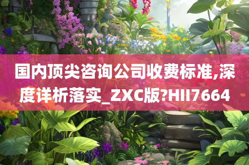 国内顶尖咨询公司收费标准,深度详析落实_ZXC版?HII7664