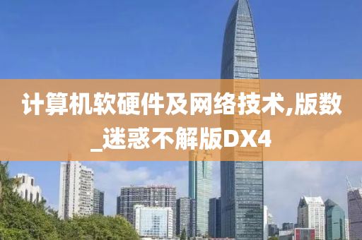 计算机软硬件及网络技术,版数_迷惑不解版DX4