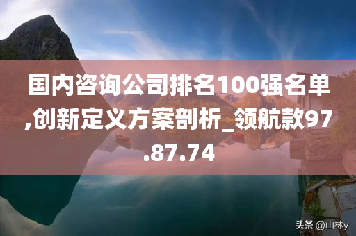 国内咨询公司排名100强名单,创新定义方案剖析_领航款97.87.74