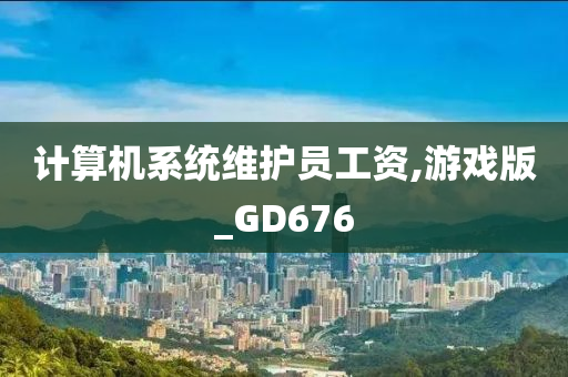 计算机系统维护员工资,游戏版_GD676