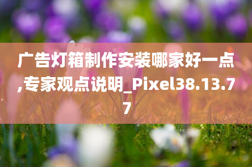 广告灯箱制作安装哪家好一点,专家观点说明_Pixel38.13.77