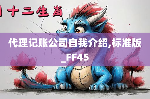 代理记账公司自我介绍,标准版_FF45