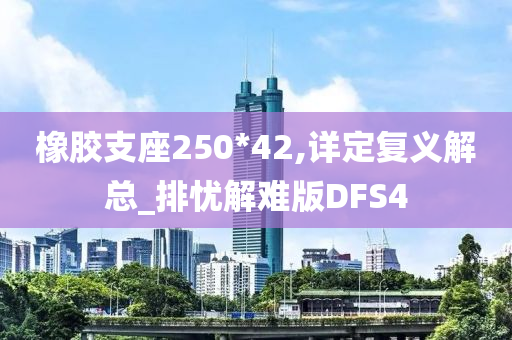 橡胶支座250*42,详定复义解总_排忧解难版DFS4