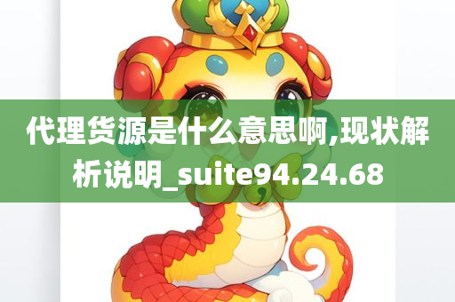 代理货源是什么意思啊,现状解析说明_suite94.24.68