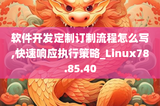 软件开发定制订制流程怎么写,快速响应执行策略_Linux78.85.40