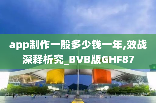 app制作一般多少钱一年,效战深释析究_BVB版GHF87