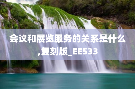 会议和展览服务的关系是什么,复刻版_EE533