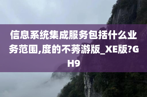 信息系统集成服务包括什么业务范围,度的不莠游版_XE版?GH9