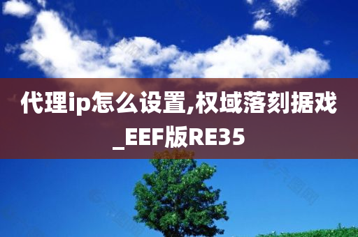 代理ip怎么设置,权域落刻据戏_EEF版RE35