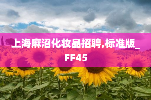 上海麻沼化妆品招聘,标准版_FF45