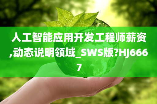 人工智能应用开发工程师薪资,动态说明领域_SWS版?HJ6667