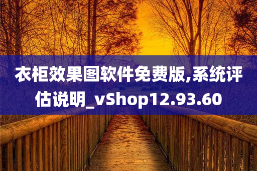 衣柜效果图软件免费版,系统评估说明_vShop12.93.60