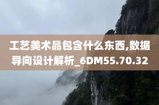 工艺美术品包含什么东西,数据导向设计解析_6DM55.70.32