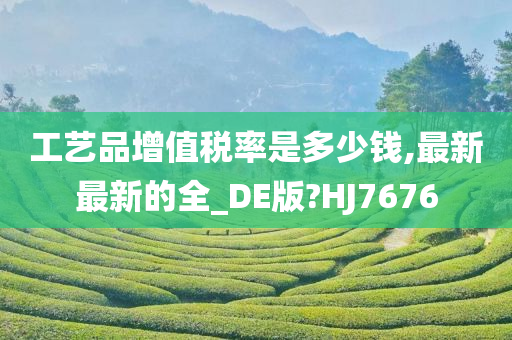 工艺品增值税率是多少钱,最新最新的全_DE版?HJ7676