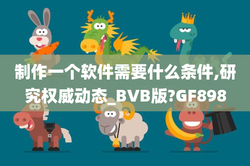 制作一个软件需要什么条件,研究权威动态_BVB版?GF898