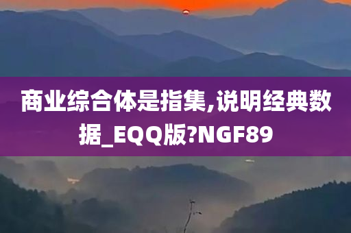 商业综合体是指集,说明经典数据_EQQ版?NGF89