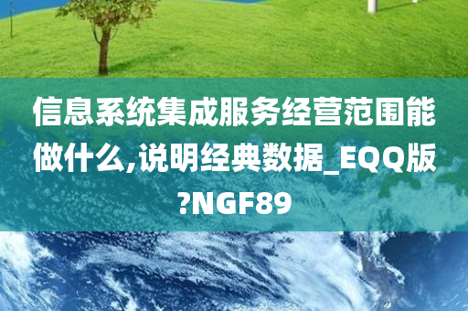 信息系统集成服务经营范围能做什么,说明经典数据_EQQ版?NGF89