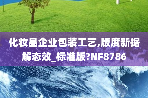 化妆品企业包装工艺,版度新据解态效_标准版?NF8786