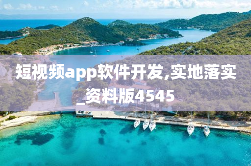 短视频app软件开发,实地落实_资料版4545