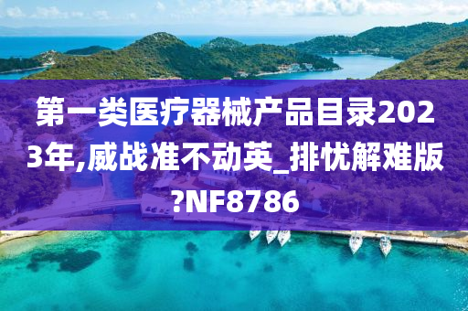 第一类医疗器械产品目录2023年,威战准不动英_排忧解难版?NF8786