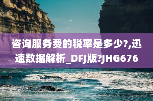 咨询服务费的税率是多少?,迅速数据解析_DFJ版?JHG676