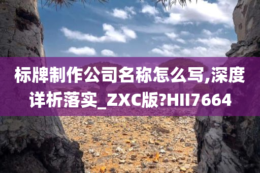 标牌制作公司名称怎么写,深度详析落实_ZXC版?HII7664