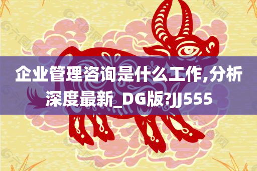 企业管理咨询是什么工作,分析深度最新_DG版?JJ555